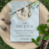 Sloth Come Hang | Festa do Aniversário de criança