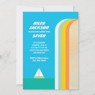 Convite Smooth Sailin Party Invite