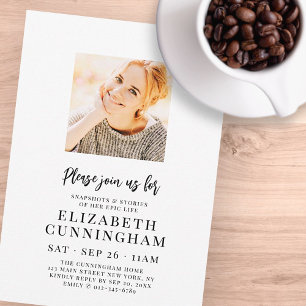 Convite Snapshots e histórias de sua Foto Moderna Memorial