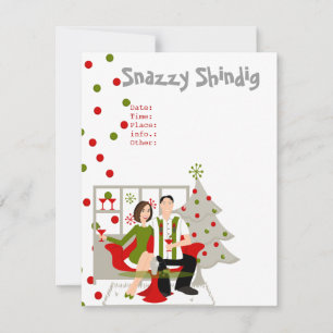 Convite Snazzy Shindig Natal