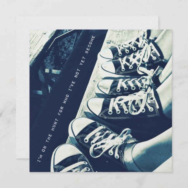 Convite SNEAKER BLUES 5,25 x 5,25 (Frente/Verso)