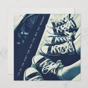 Convite SNEAKER BLUES 5,25 x 5,25