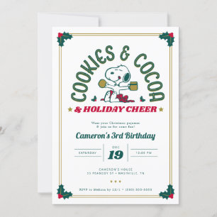 Convite Snoopy   Aniversário do Cacau