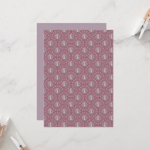 Convite Snowman, Mandala Ogee, cor-de-rosa, imprimível