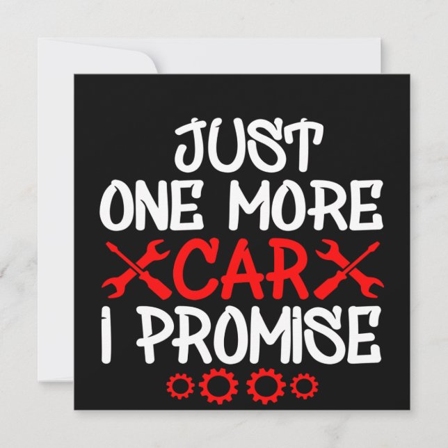 Convite Só Mais Um Carro Que Prometo (Frente)