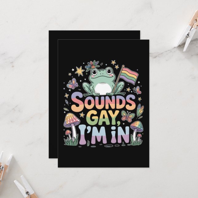 Convite Soa Gay, estou no Design Sapo (Frente/Verso In Situ)