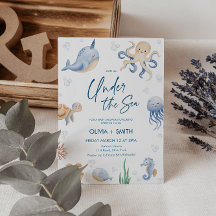 Sob a Parte Chá de fraldas do Mar