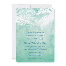 Sob o casamento da aguarela das palmeiras |