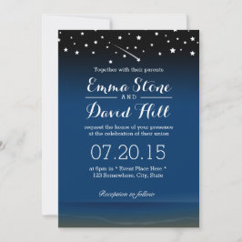 Convite Sob o Casamento Stars Beach