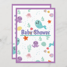 Sob o Chá de fraldas do mar