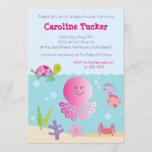 Sob o Mar Bebê-Chuveiro