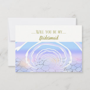 Convite Sob o Mar Seja minha madrinha