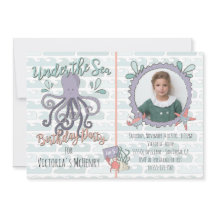 Sob o naipe de Festa de aniversário de polvo marin