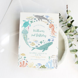 Convite Sob o segundo aniversário do mar