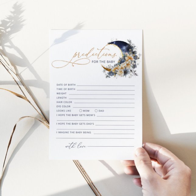 Convite Sobre as previsões de ouro de marinho da lua para  (Criador carregado)