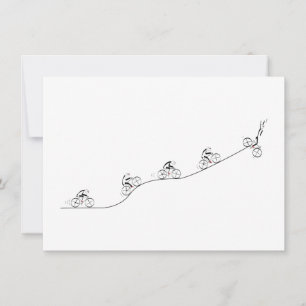 Convite Sobre O Aniversário Do Bicicleta Hill