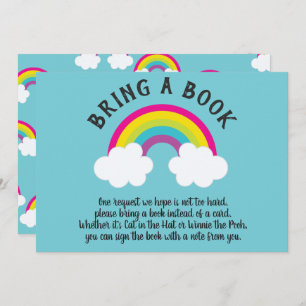 Convite Sobre o Arco-Íris Traga um Livro