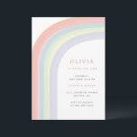 Convite Sobre o Pastel festa de aniversário do Rainbow Kid<br><div class="desc">Um convite de aniversário infantil para a festa do Rainbow.</div>