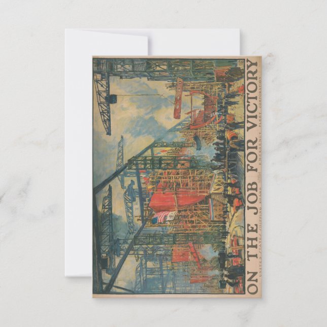 Convite Sobre O Trabalho Para A Vitória - A Marcha Dos Est (Frente)