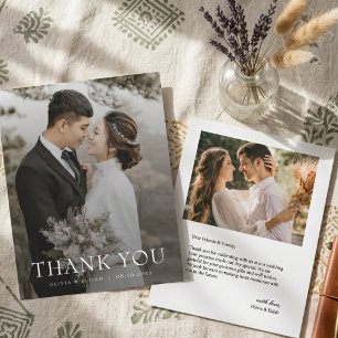 Convite Sobreposição de Foto Minimalista Casamento Elegant