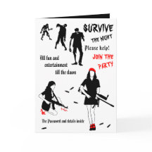 Sobrevive ao Dia das Bruxas personalizável