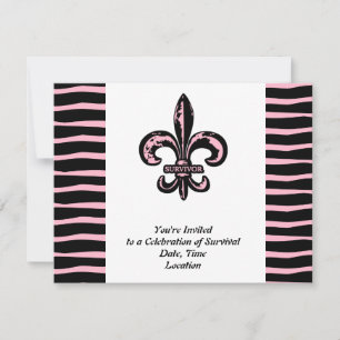 Convite Sobrevivente do Câncer de Mama