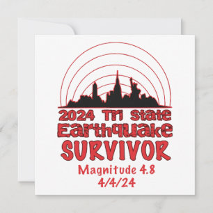 Convite Sobrevivi ao Terremoto de Nova York Tri State 2024
