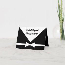 Convite SOBRINHO - Pedido Especial - Seja Meu Pajem