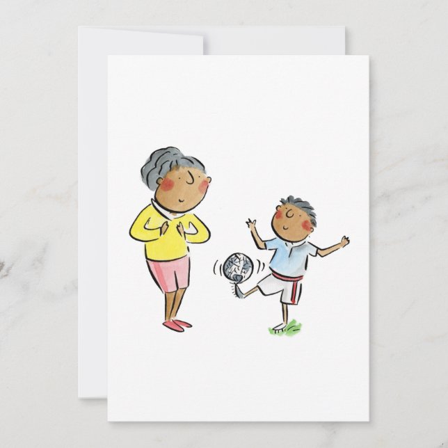 Convite Soccer Mãe (Frente)