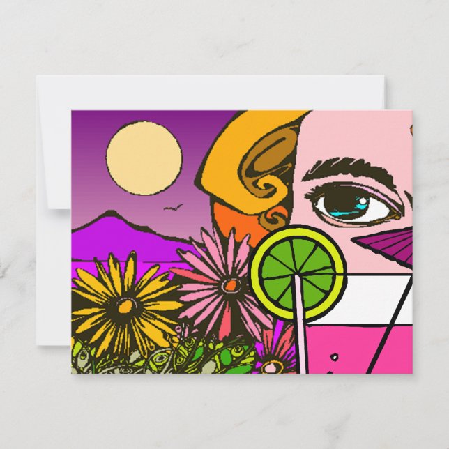 Convite Social Convocado Cocktail Cruise (Frente)