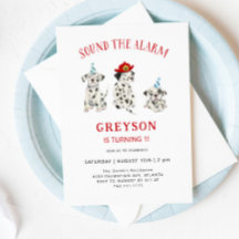 Soe a Festa de aniversário do Alarm Firefighter