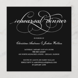 Convite sofisticado para Janto de Ensaios de Scrip