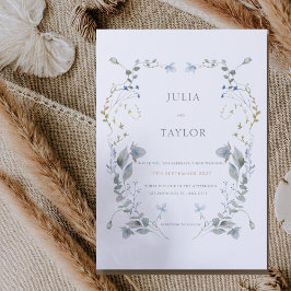 Convite Soft Floral Wedding Invitation – Elegant Colorful 