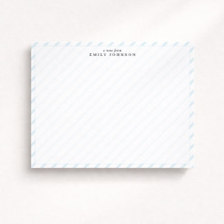 Convite Soft Stripe Note Card