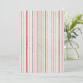 Convite Soft Watercolor Stripes Invitation