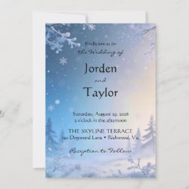 Convite Soft Winter Daydream 
