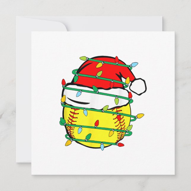 Convite Softbol de Natal  (Frente)