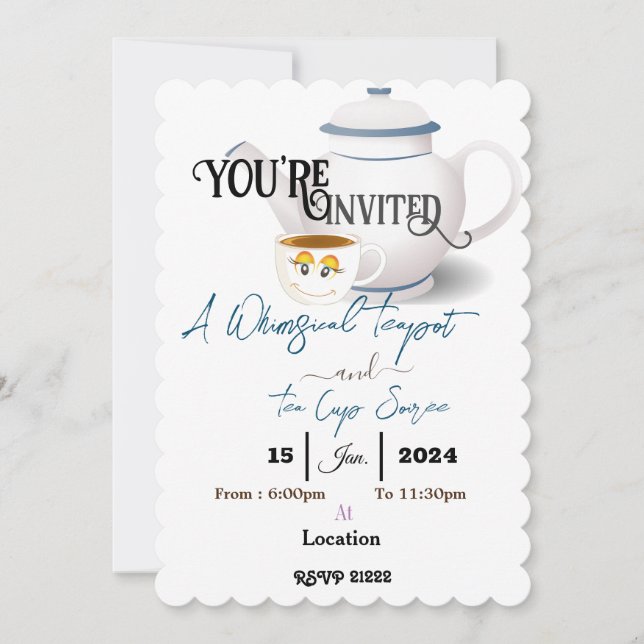 Convite Soirée (Frente)