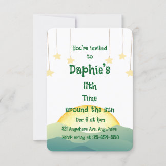 Convite Sol & Estrelas