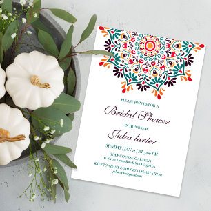 Convite Sol Nascente Boho Floral Rústico Mandala Casamento