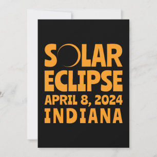 Convite Solar Eclipse 2024 Indiana