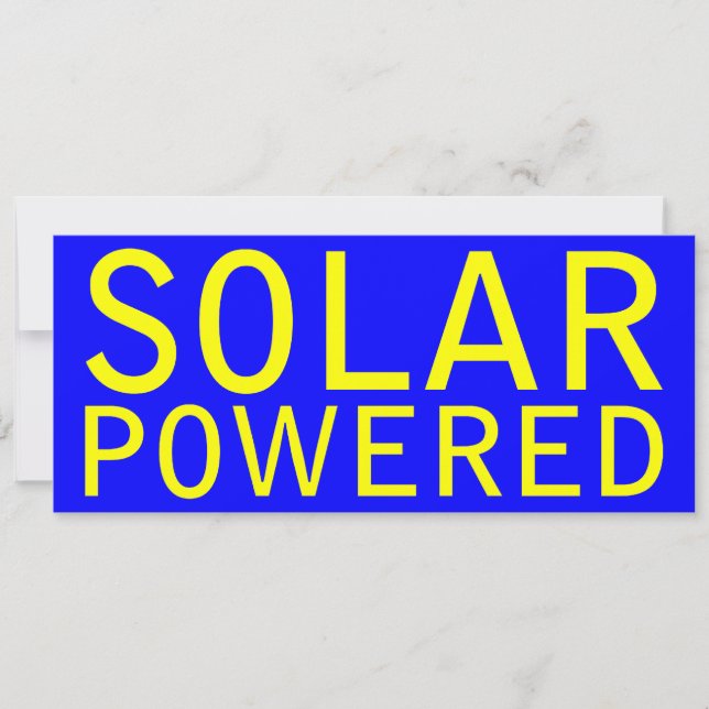Convite solar powered (Frente)
