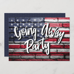 Convite Soldado Indo Embora Patriótico do Partido