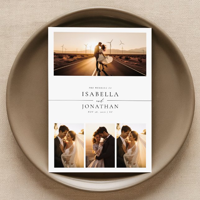 Convite Soldado Romântico 8 Foto Casamento (Criador carregado)