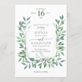 Convite Solo Orgânico Vintage Wreath