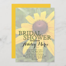 Solteiro Floral Rudbeckia Foto Personalizada