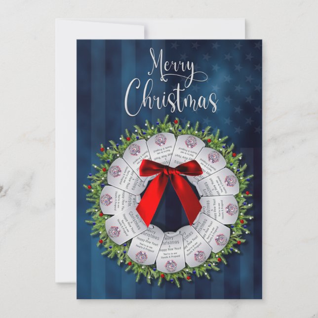 Convite Solteiro Militar Natal Dois Lados (Frente)