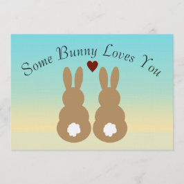 Convite Some Bunny Loves You