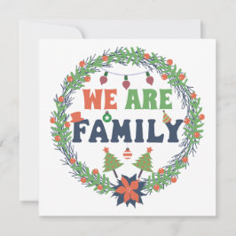 Convite "Somos Família" Natal