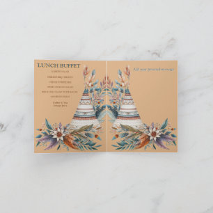 Convite Sonhadores no tema Boêmia